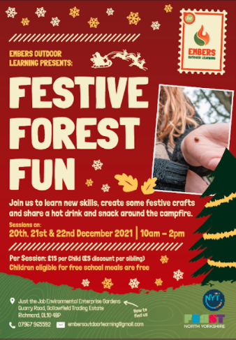 Embers Outdoor Learning – Festive Forest Fun Embers Outdoor Learning - Festive Forest Fun
